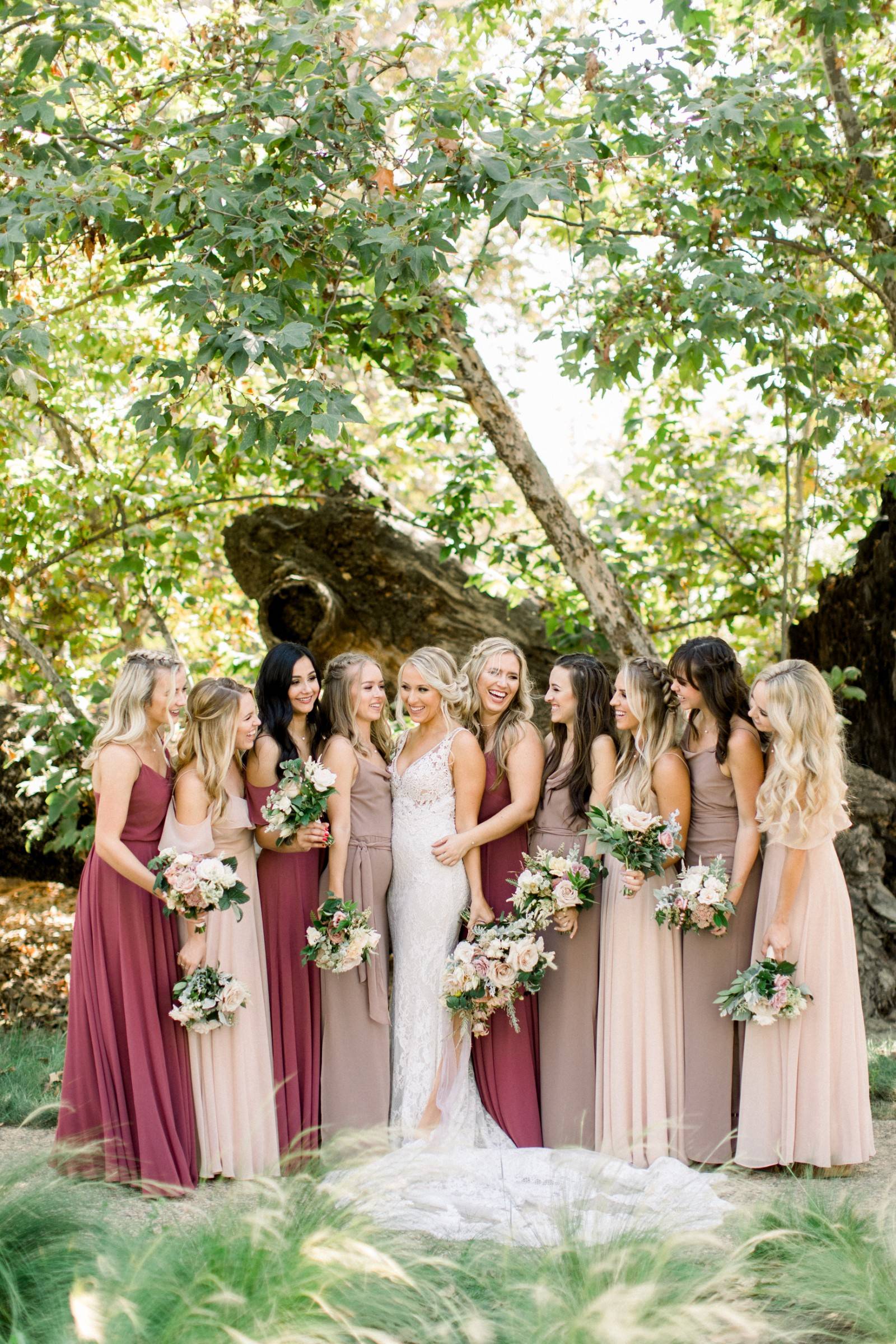 The Guide to Mismatched Bridesmaid Dresses | Bridesmaids | Gallery ...