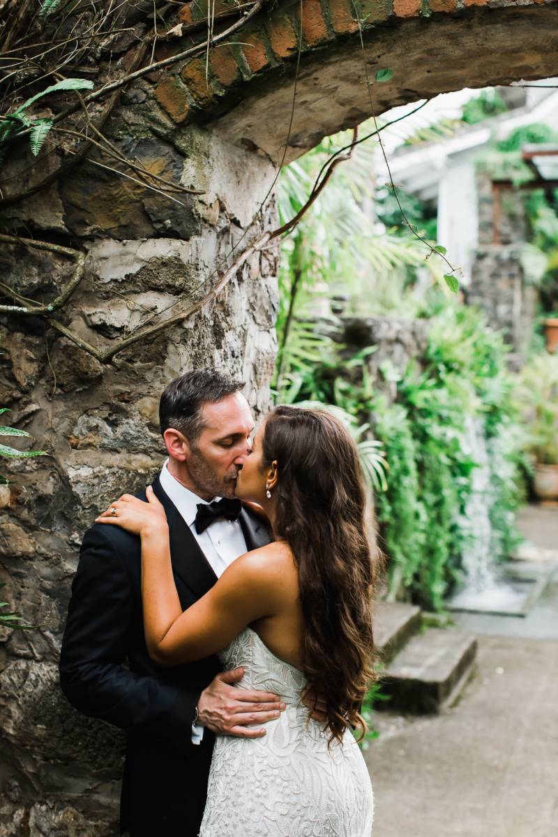 Luxury Garden Wedding With A Cigar And Whiskey Bar Hawaii