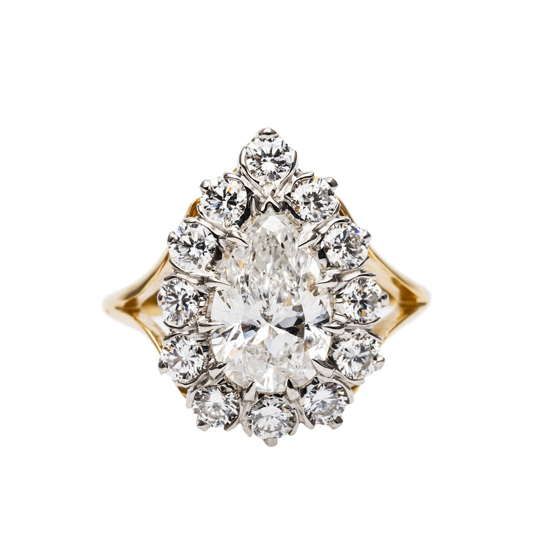 Kip's Bay Vintage Engagement Ring by Trumpet and Horn