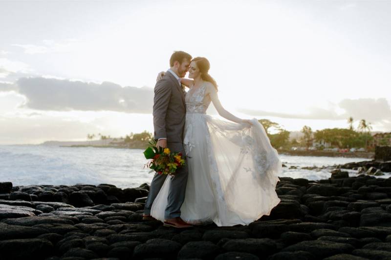 Oceanfront Kauai Destination Wedding