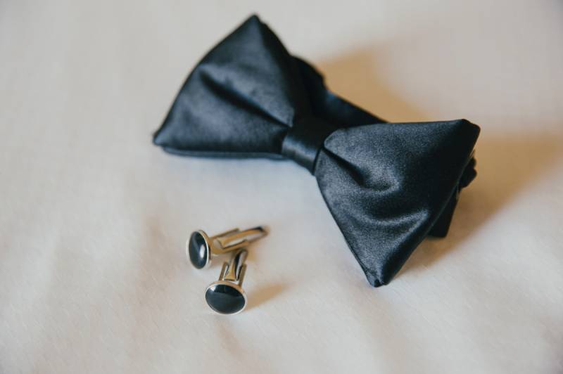 groom, bow tie, cuff links, classic, elegant 