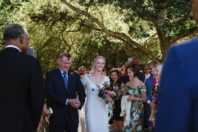 white dress, lace dress, veil, outdoor wedding, california wedding, rustic, organic bouquet, bride, 