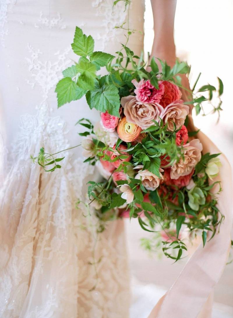 pink wedding bouquet