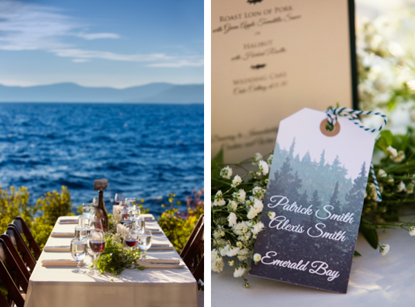 tahoe lakefront wedding