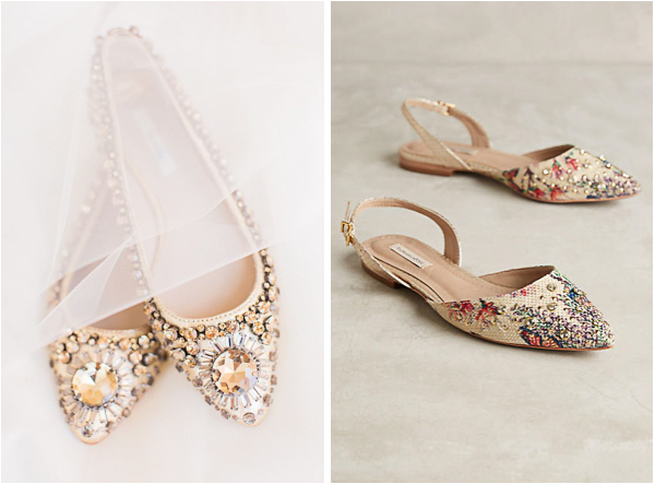 Skip The Heels Chic And Comfortable Bridal Flats Are Totally In Wedding Flats 7