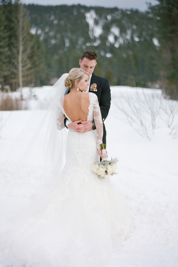 Winter Wedding from Melina Wallisch Photography | Lake Tahoe Real