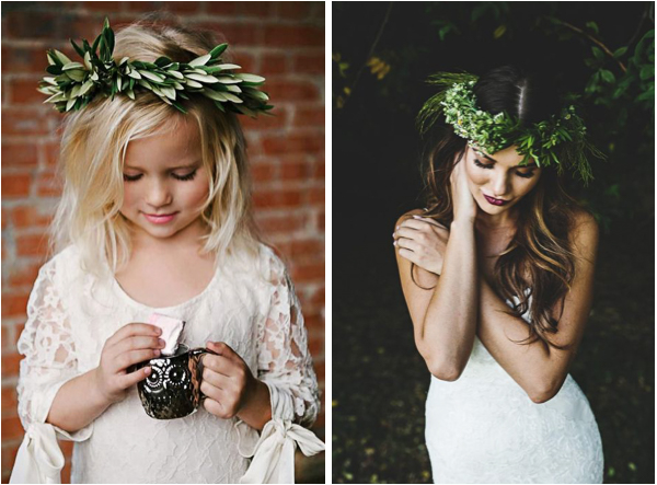 greenery crown