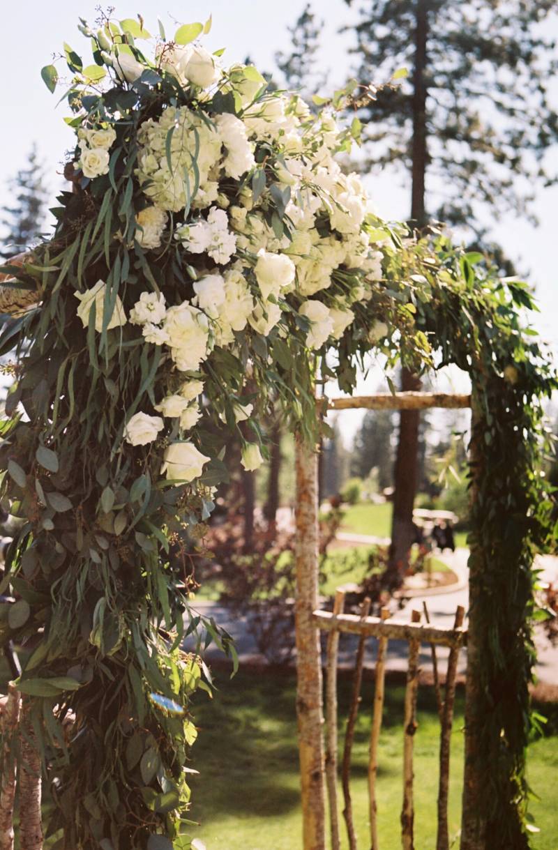 White Floral Arch