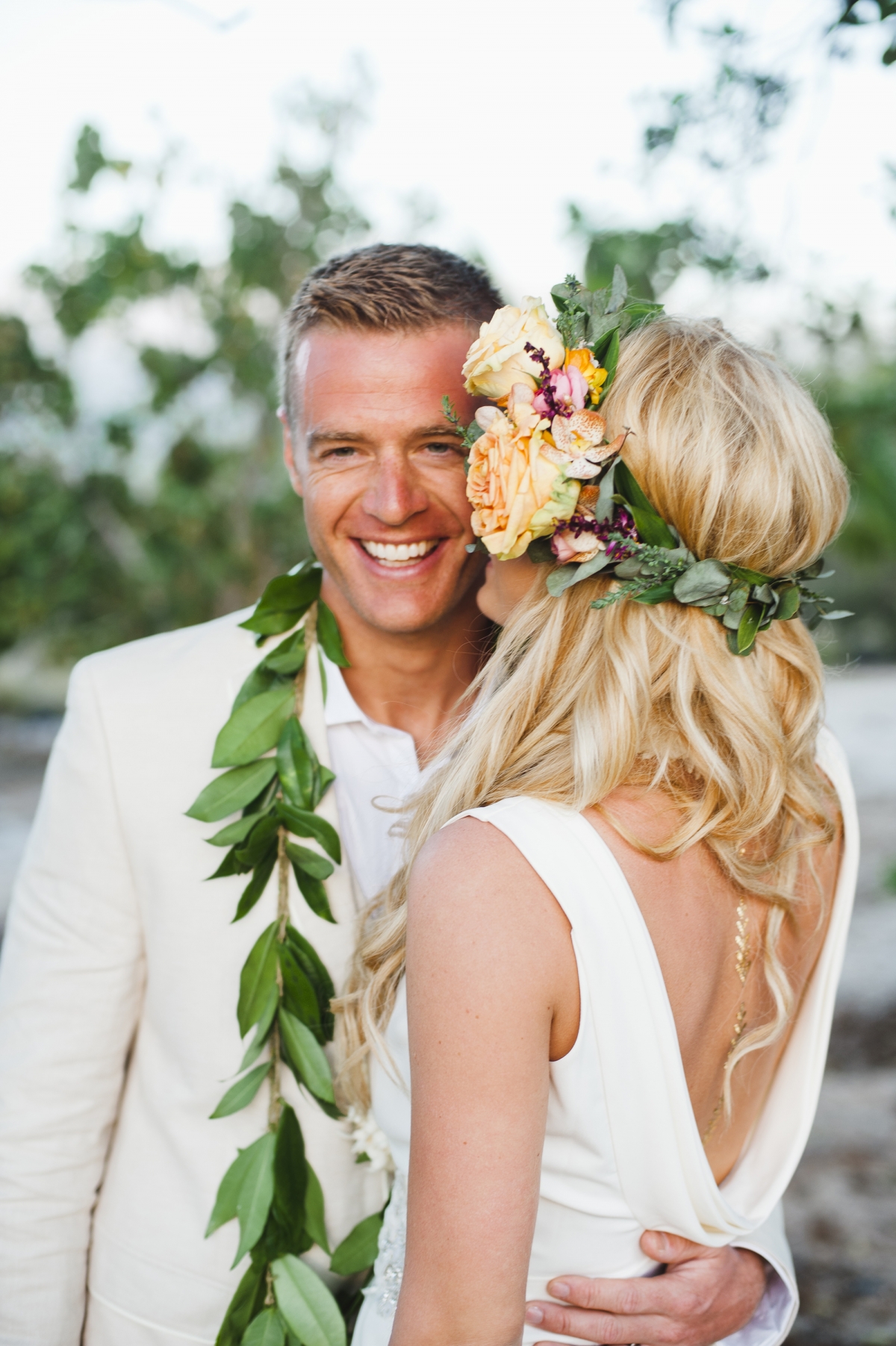 Bohemian Hawaii Beach Wedding Big Island Beach Wedding