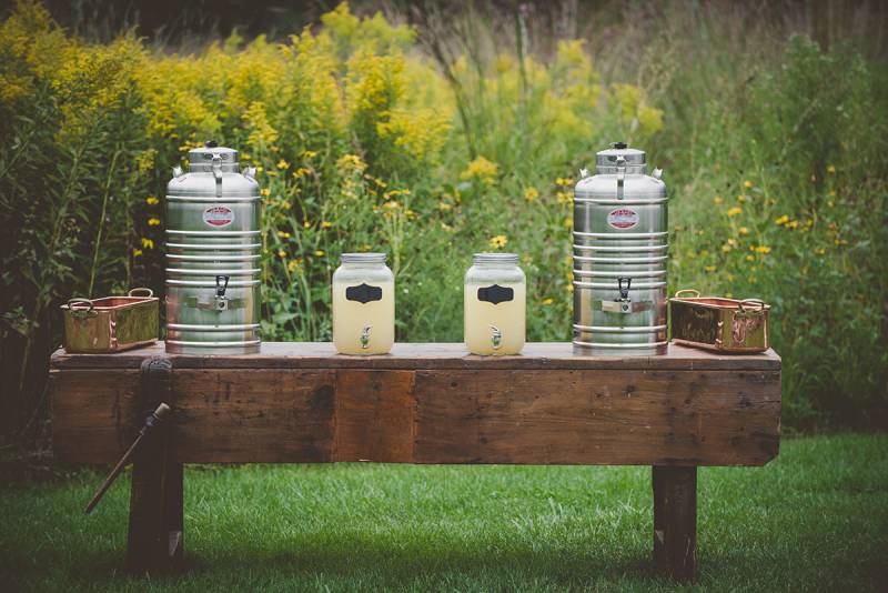 You Got Served: 9 Creative Wedding Drink Stations