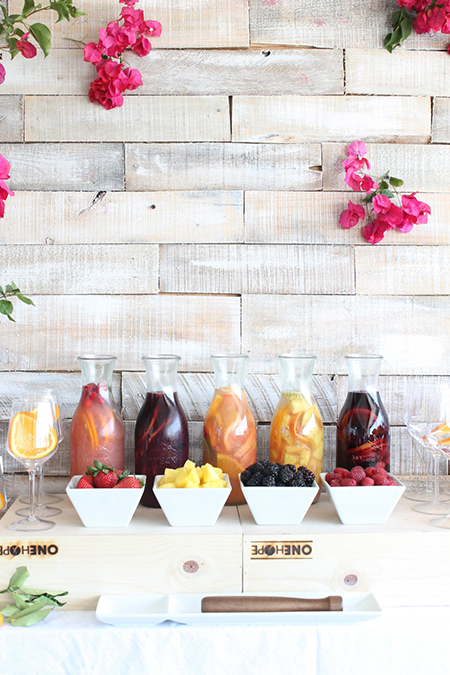 6 creative drink stations at your cocktail hour during your wedding