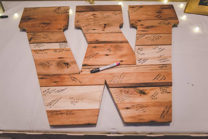 wisconsin guest book, guest book ideas, sign guest book