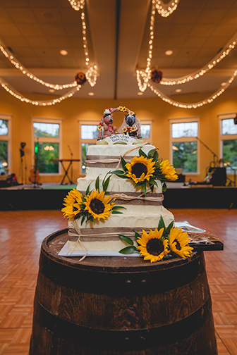 sunflower cake