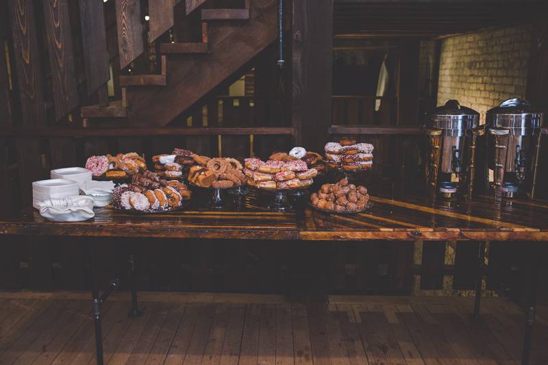 donut bar, donut station, doughnut bar, doughnut station, sweets, sweets staion