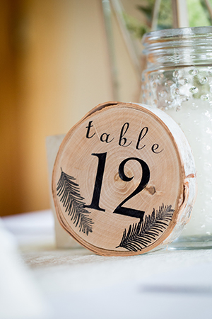 wood table number, table numbers