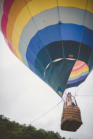 hot air balloon ride