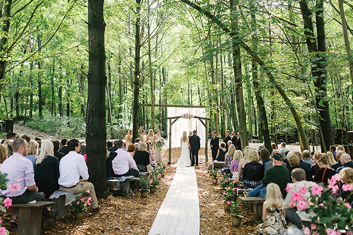 woods wedding, outdoor ceremony, nature wedding, ceremony arch, ceremony arbor