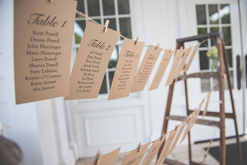 escort card display, escort card ideas