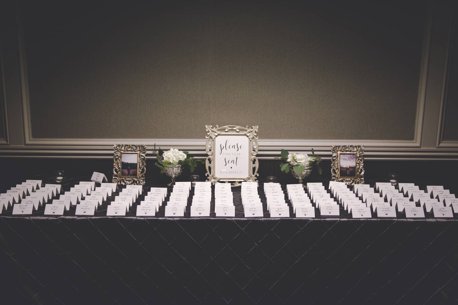 escort card table, escort card display, place card table, place cards, escort cards