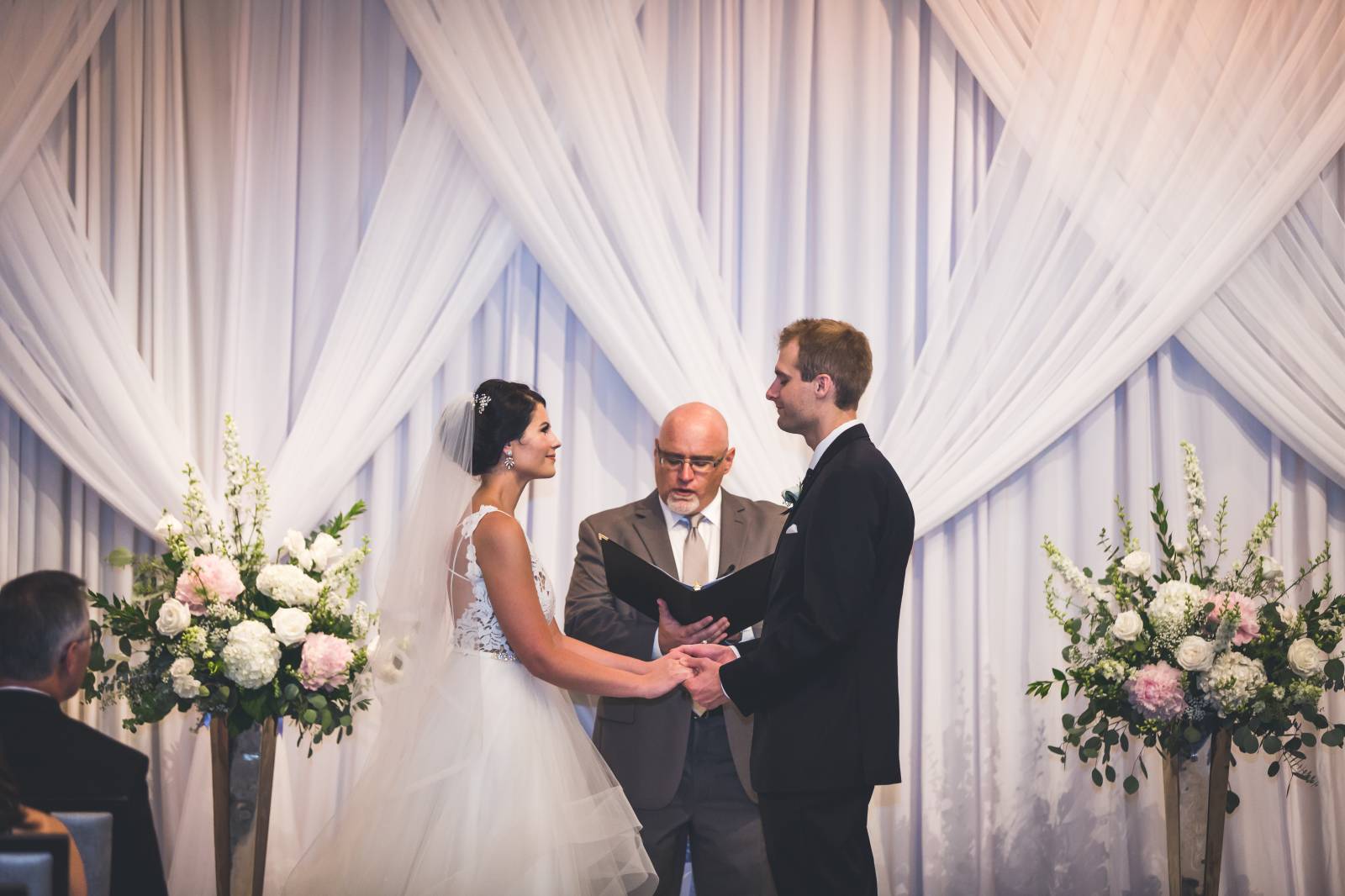 ceremony, ceremony draping, ceremony ideas