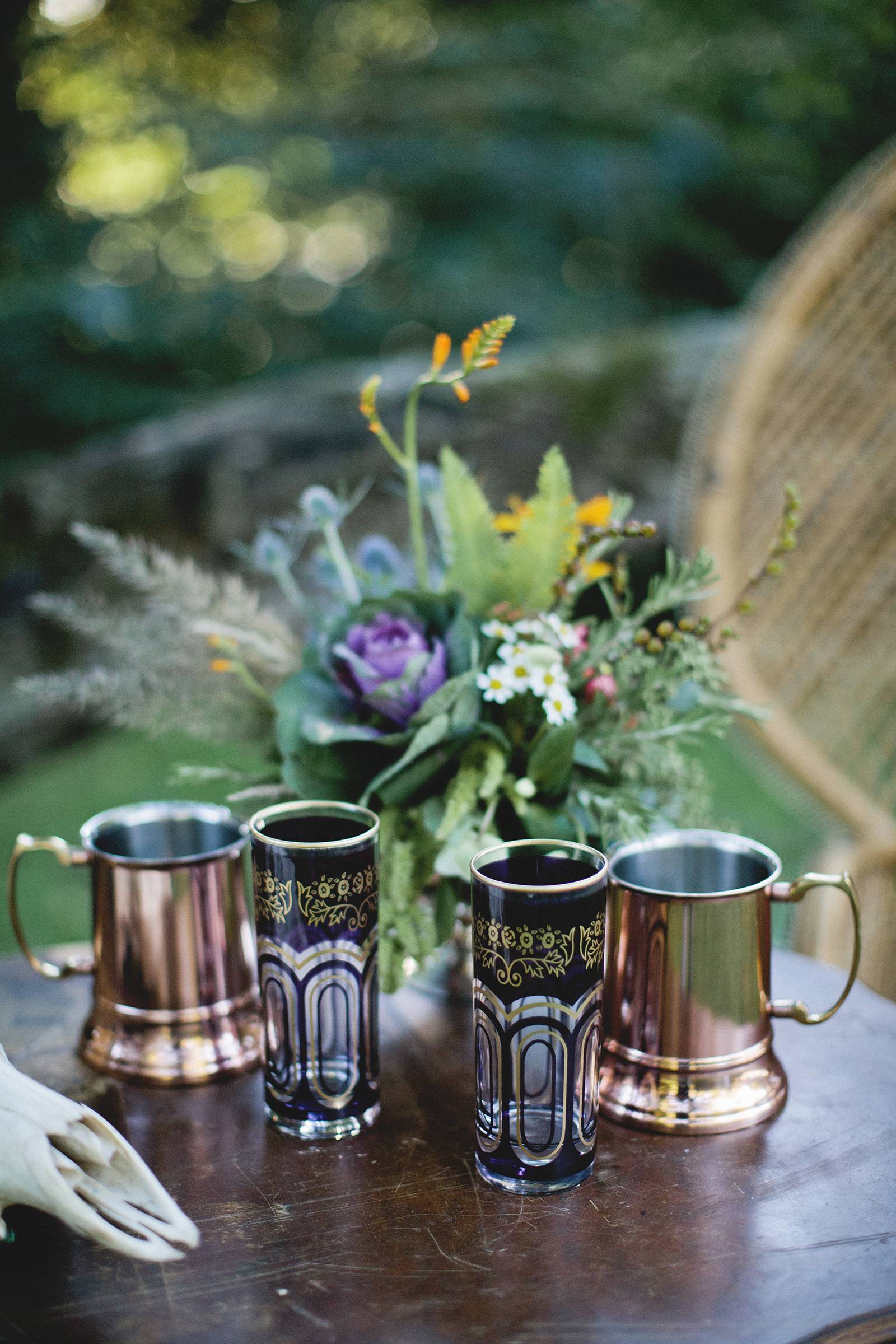 moscow mule mugs, wedding moscow mules