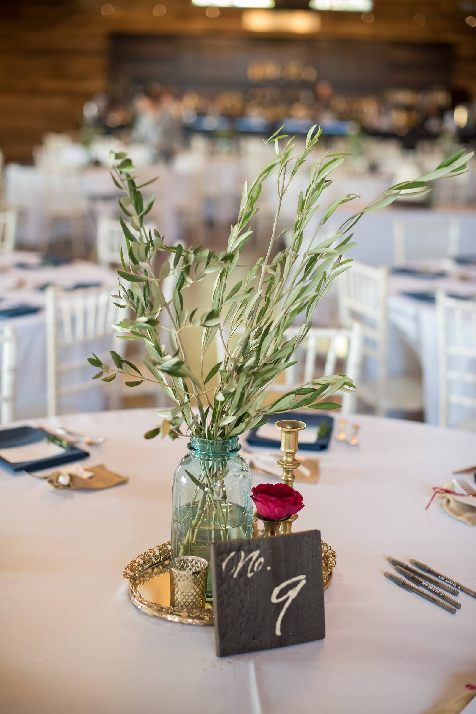 olive branches centerpieces, greenery wedding flowers,