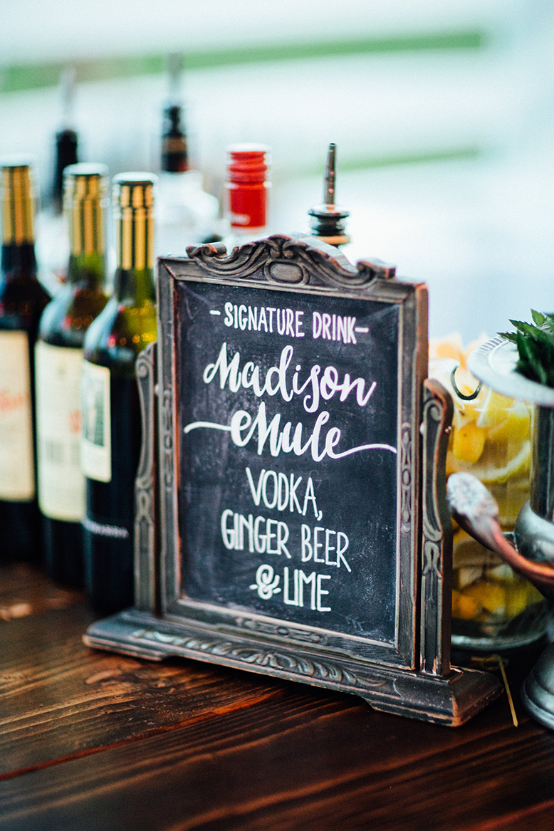 signature cocktail sign signage signs bar menu sign vintage chalkboard wedding signs moscow mule coc
