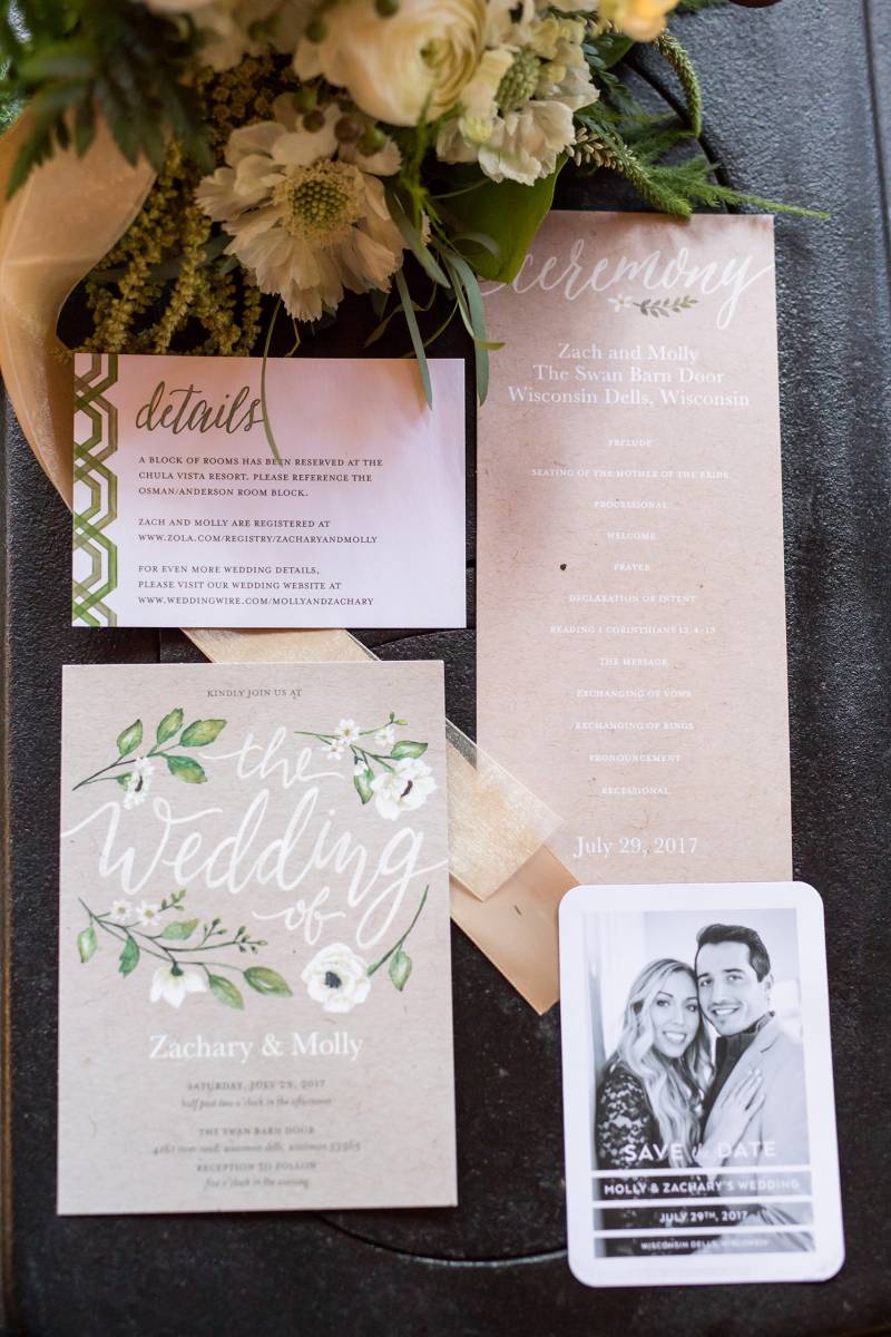 neutral botanical boho wedding invite invitation suite invites paper goods