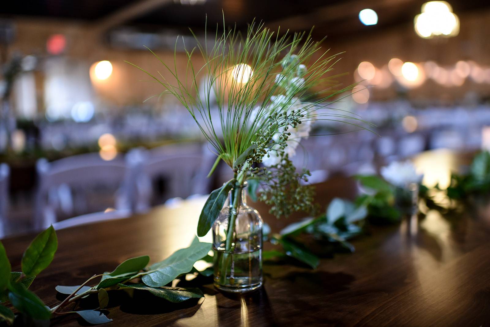 white greenery floral flower centerpiece, centerpieces