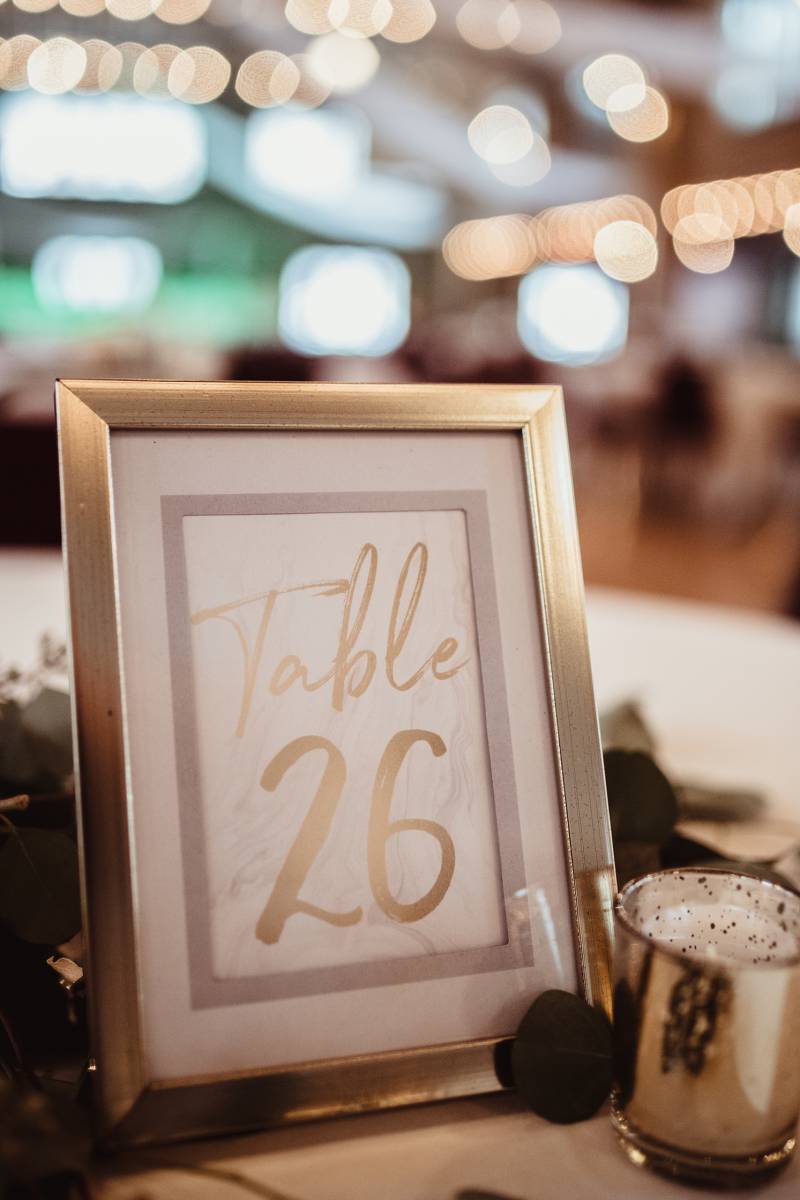 table number, table numbers