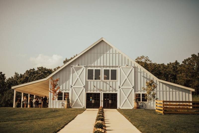 wedding reception barn venue