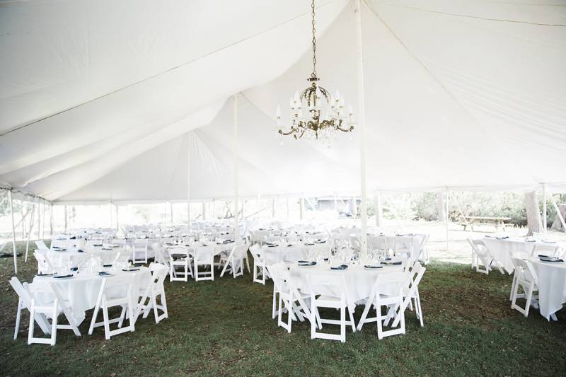 outdoor tent wedding, white wedding, white wedding chairs, reception setup,, reception tables