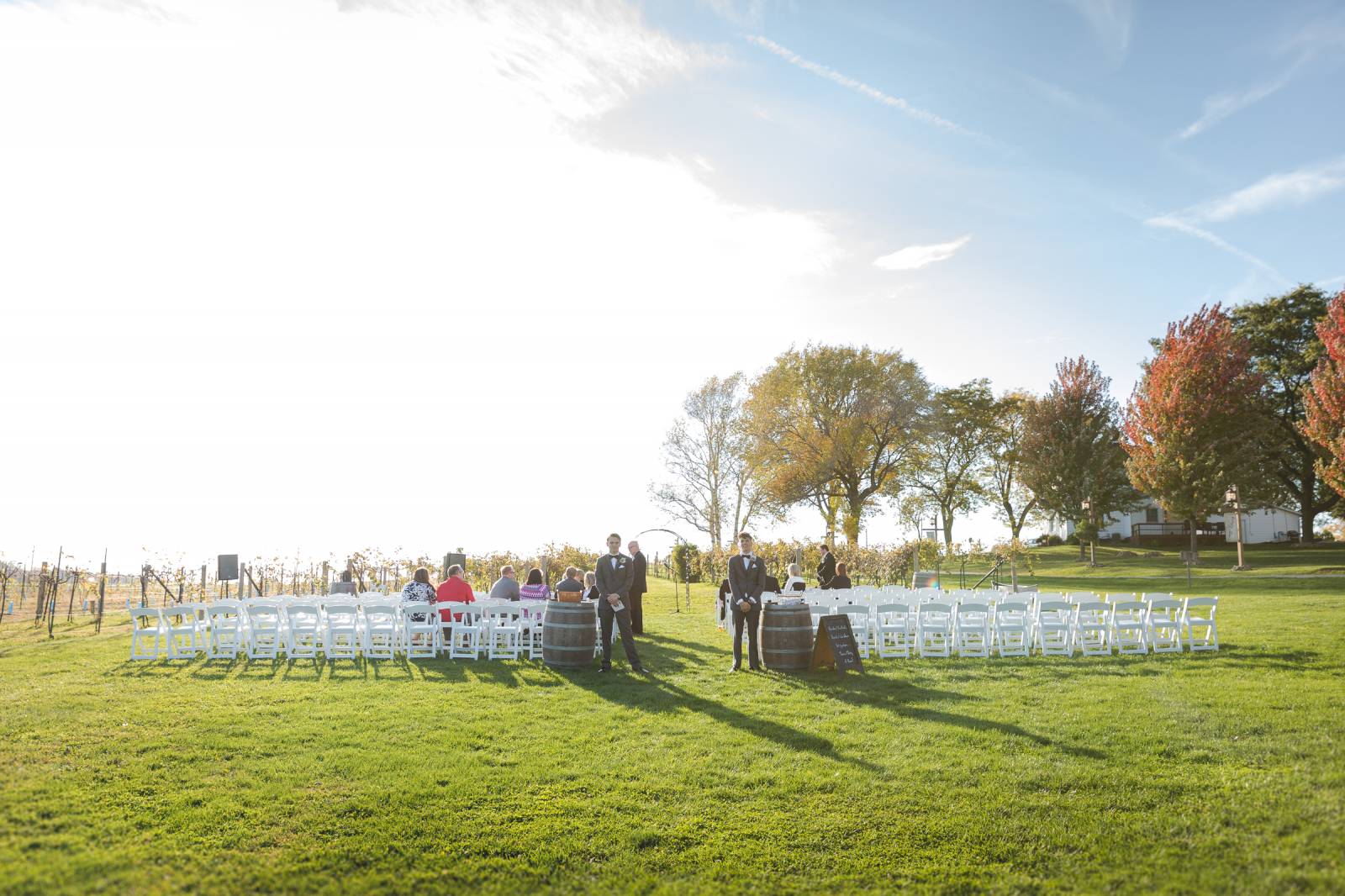 winery vineyard outdoor ceremony