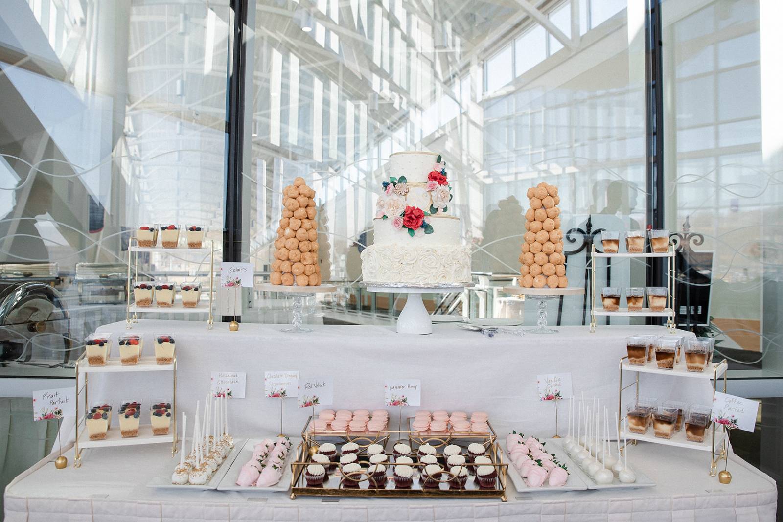 cake sweets station, dessert station