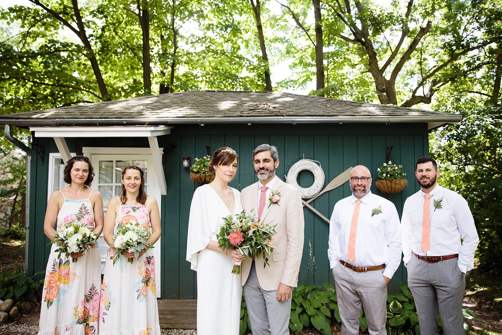 boho floral bridesmaid dresses