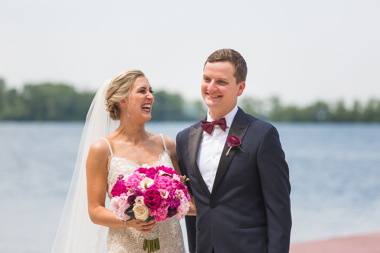 pink bridal bouquet