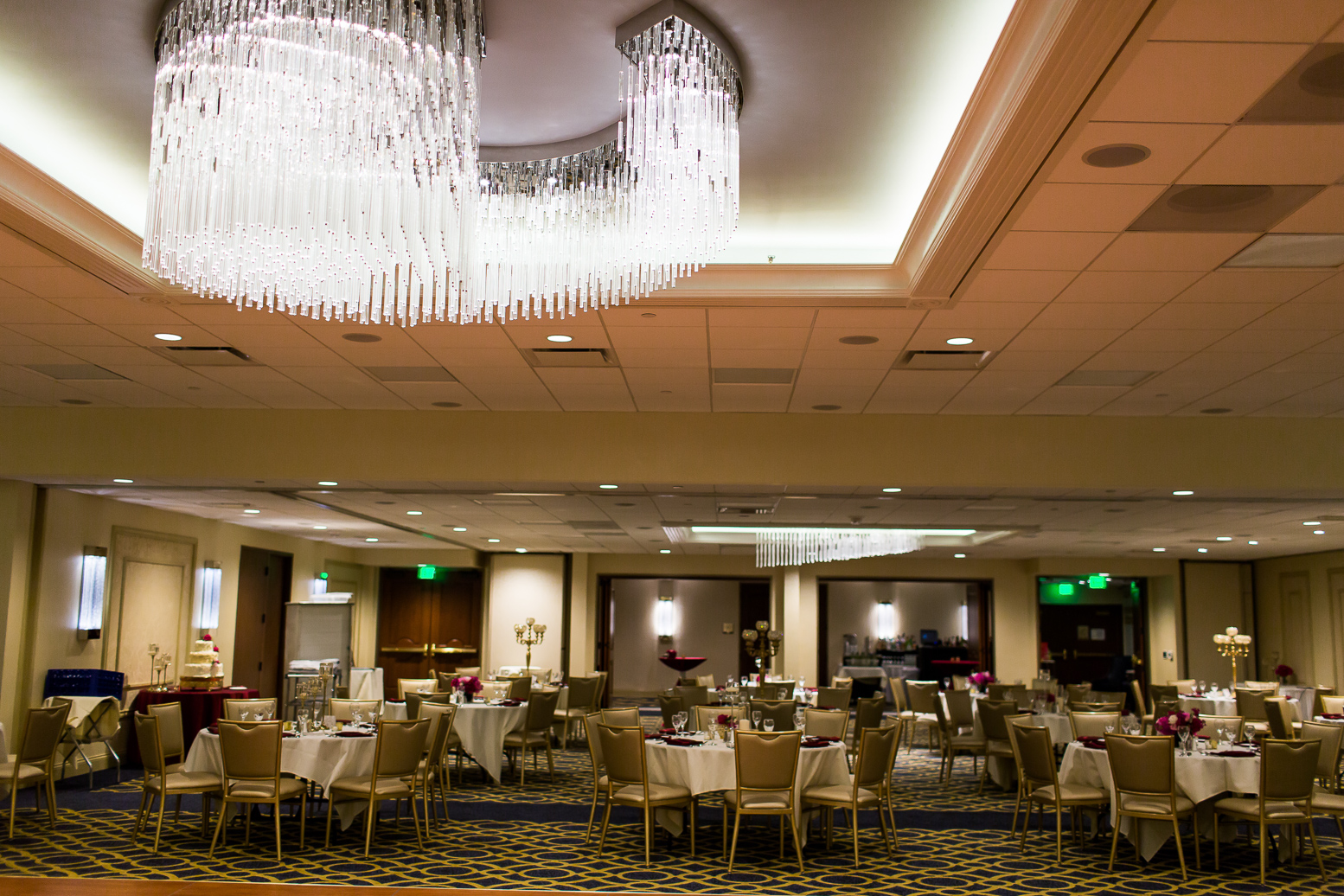 modern glam Madison hotel ballroom wedding