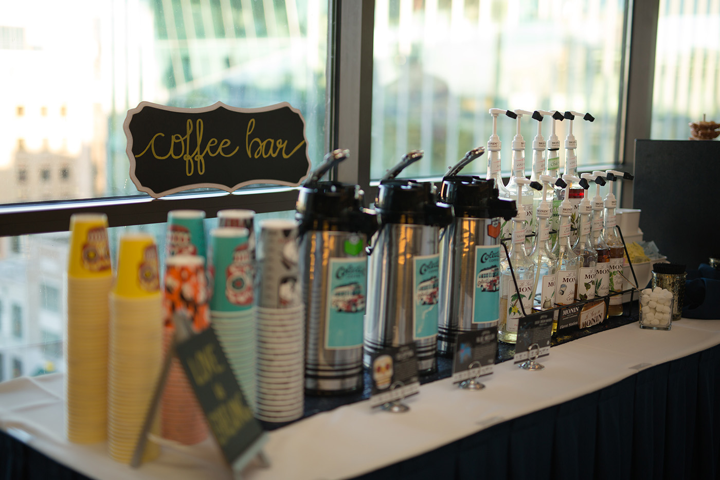 wedding coffee bar