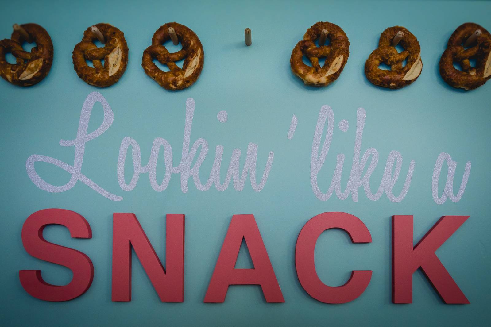 pretzel snack appetizer wall rentals wedding trends 2019