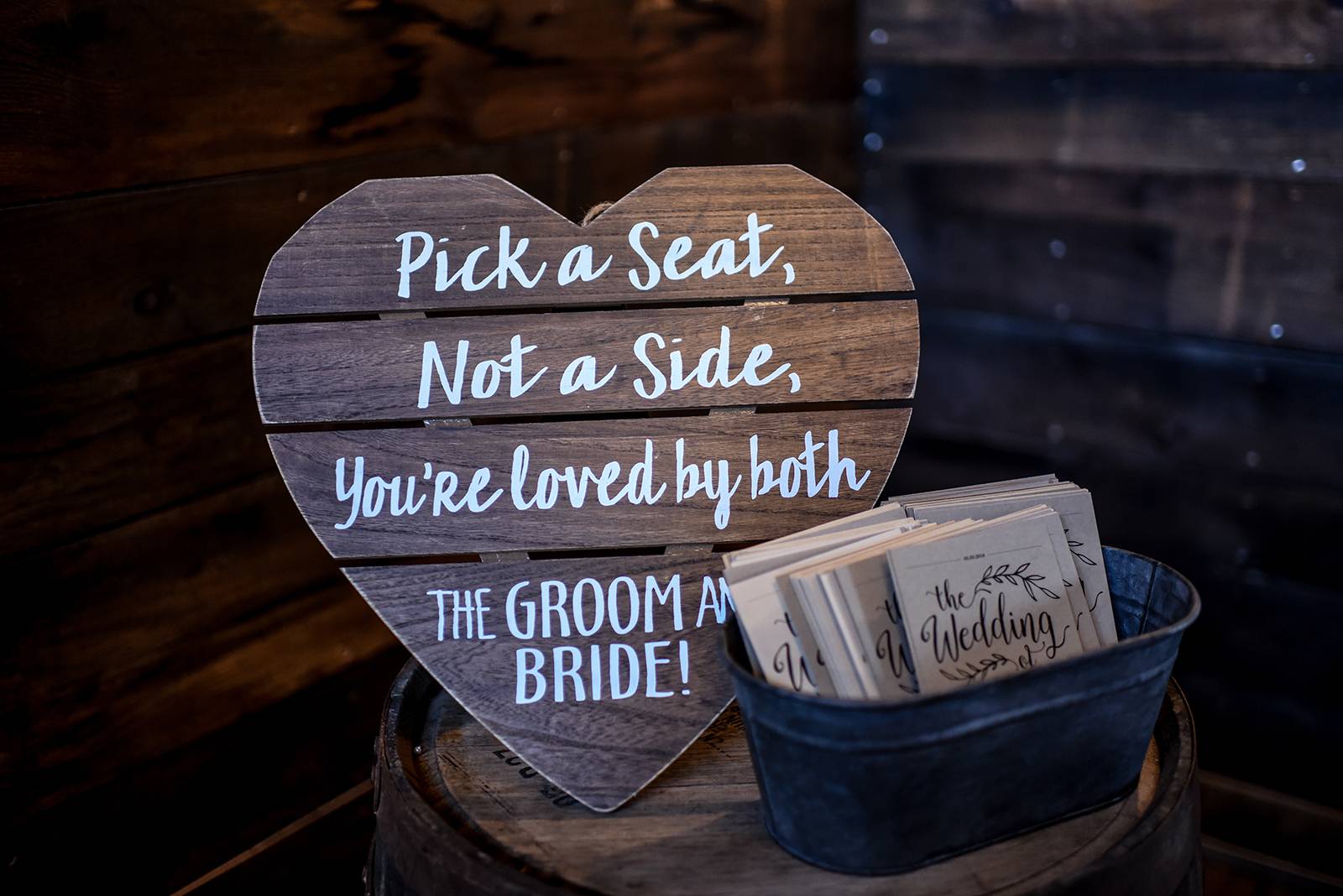 ceremony sign ideas