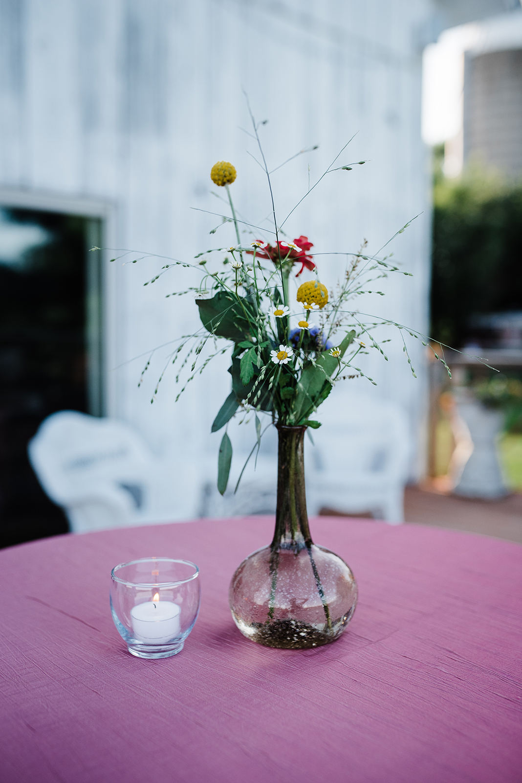 wildflower centerpieces