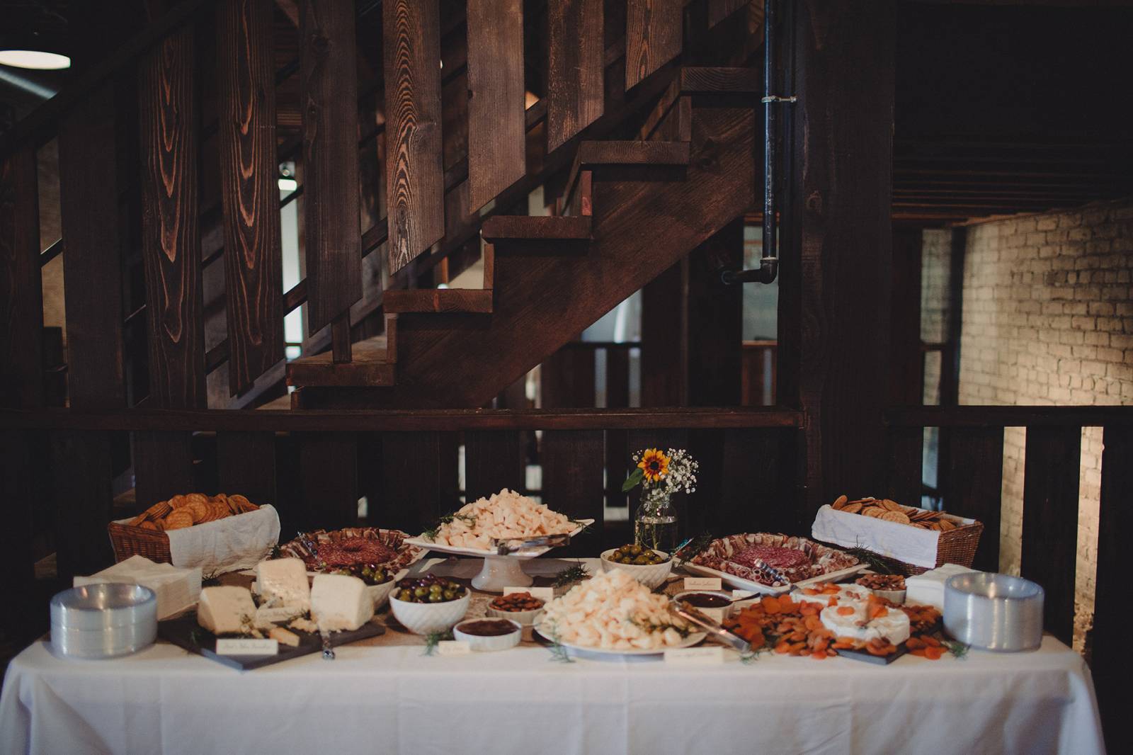 charcuterie station catering food ideas