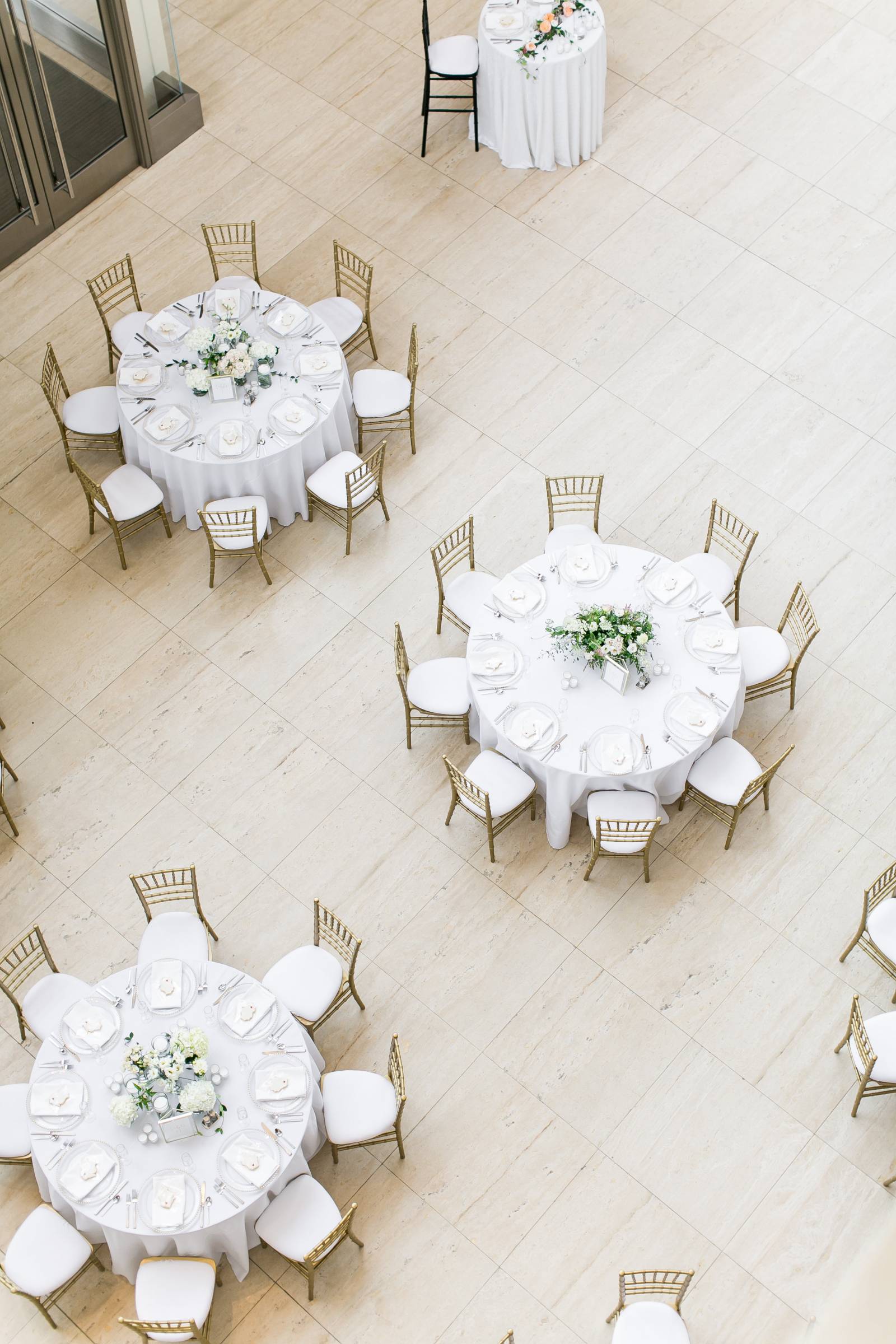 elegant wedding reception table design layout
