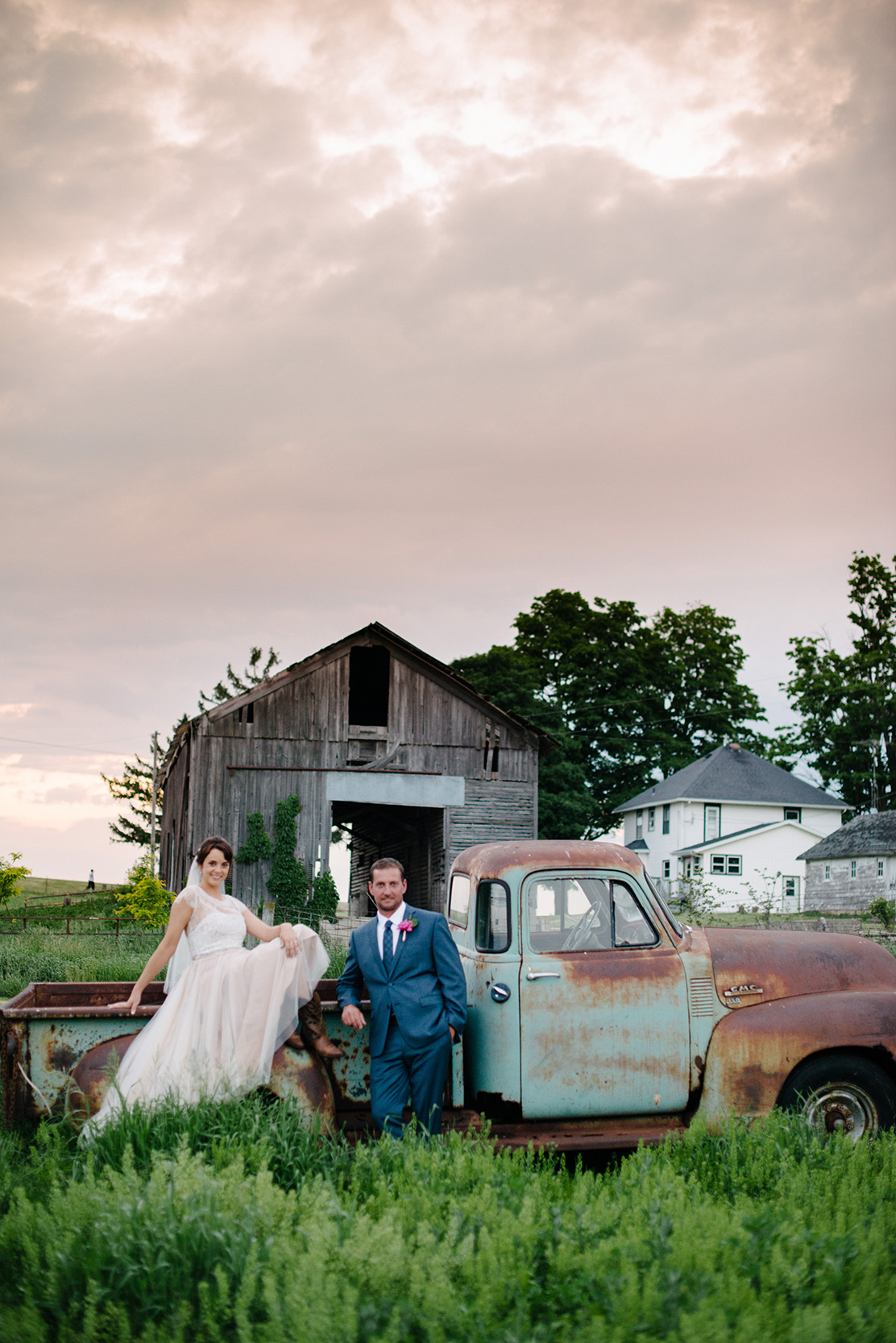 summer farm wedding