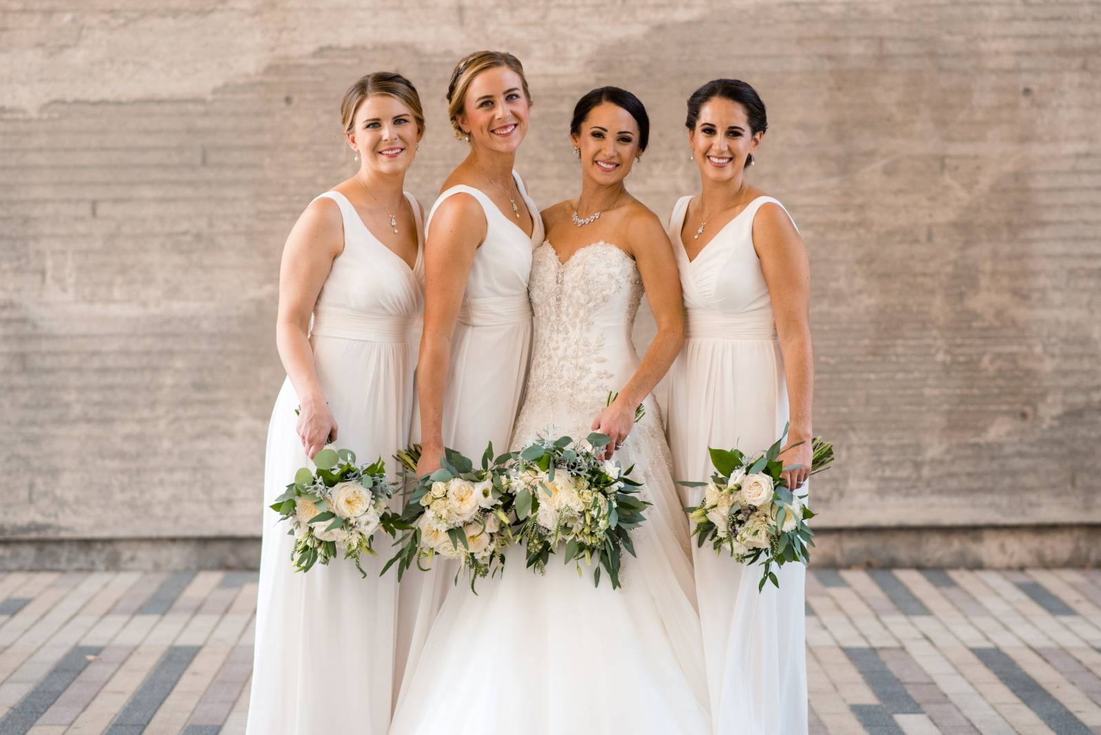 blush bridesmaid dresses