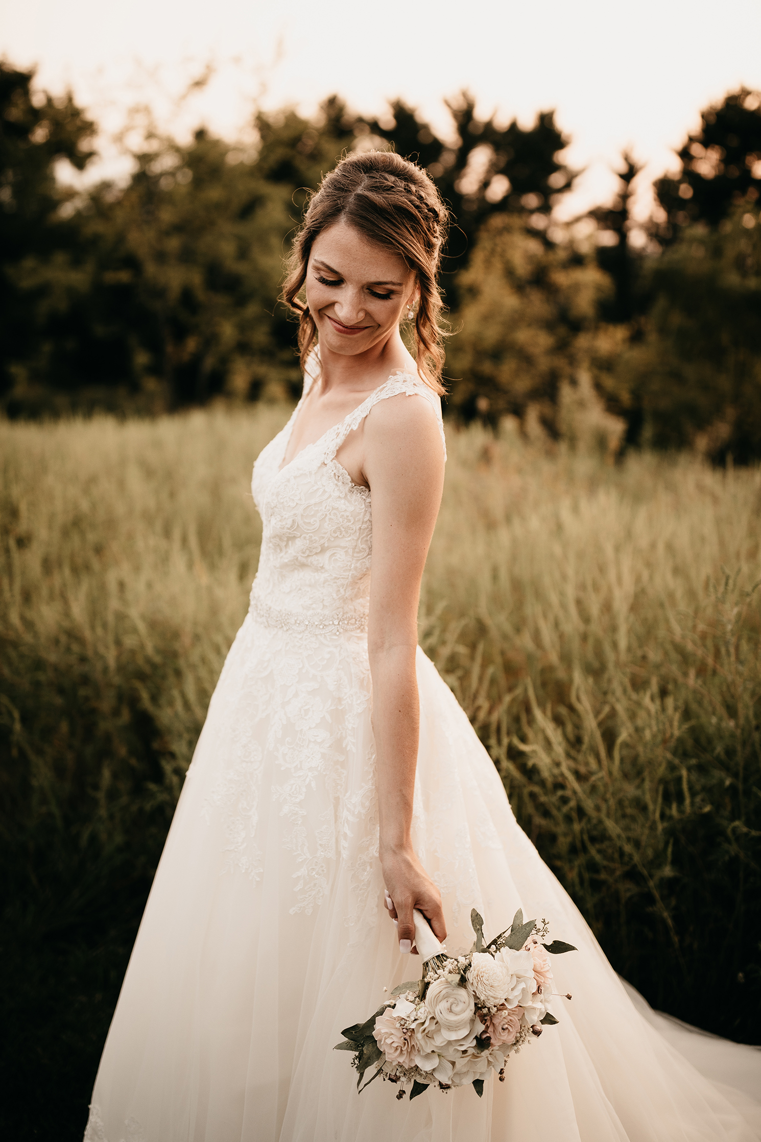 lace gown wedding dress