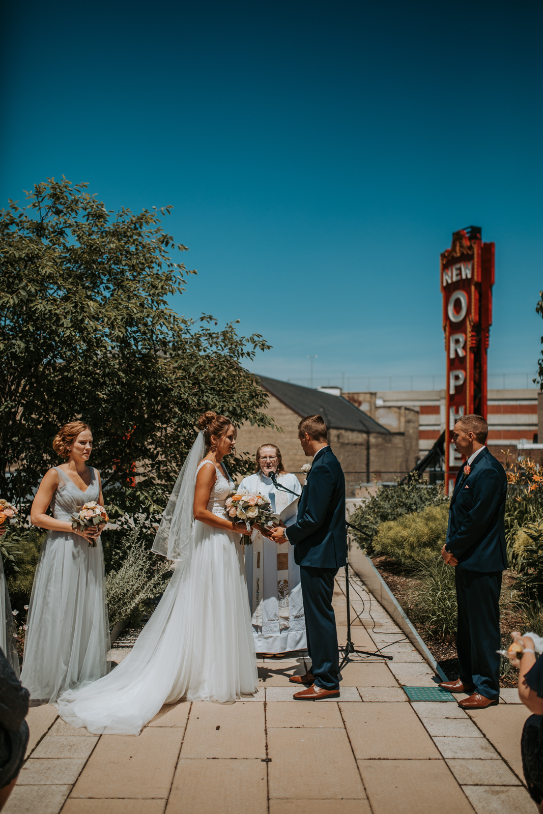 rooftop ceremony