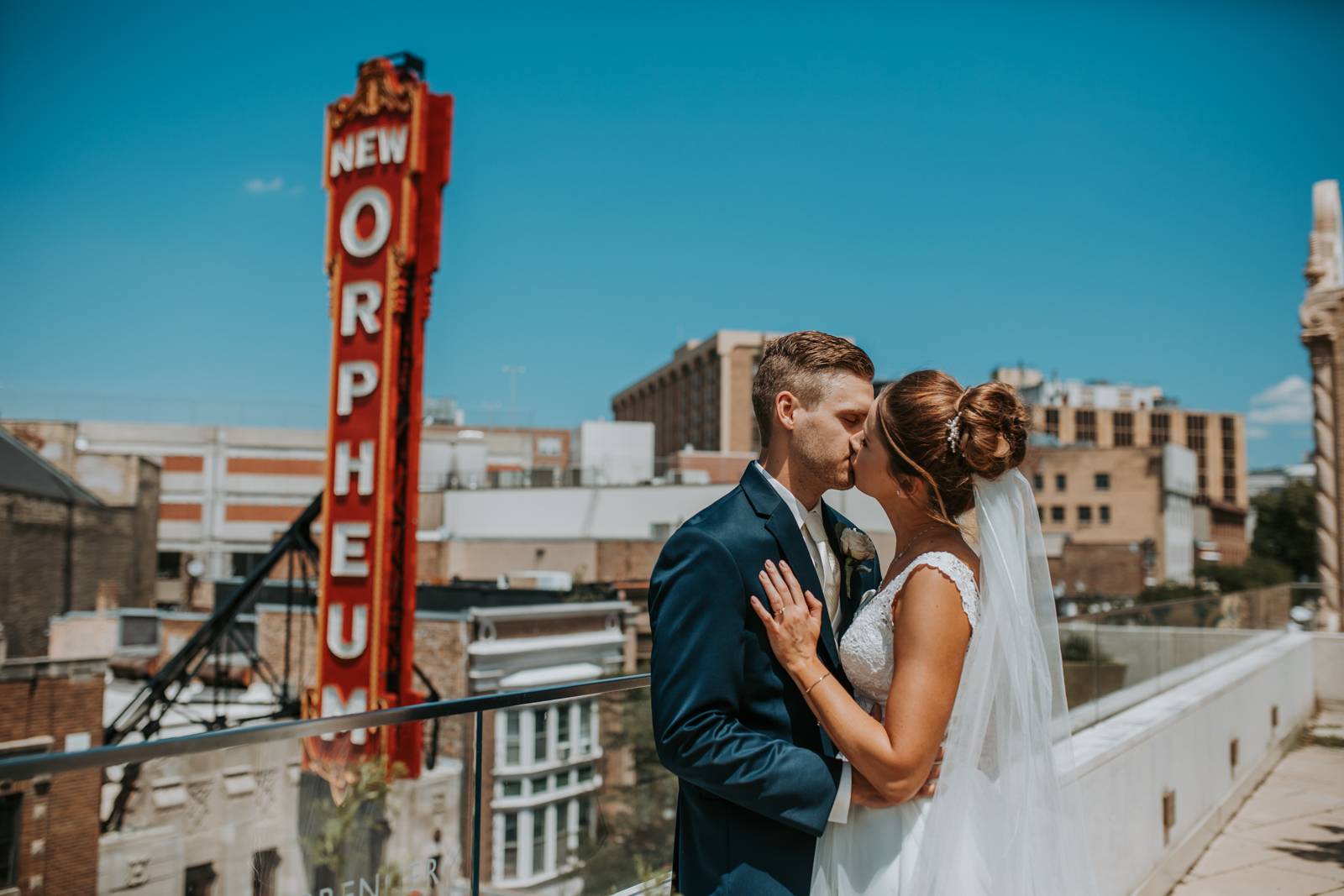 rooftop wedding