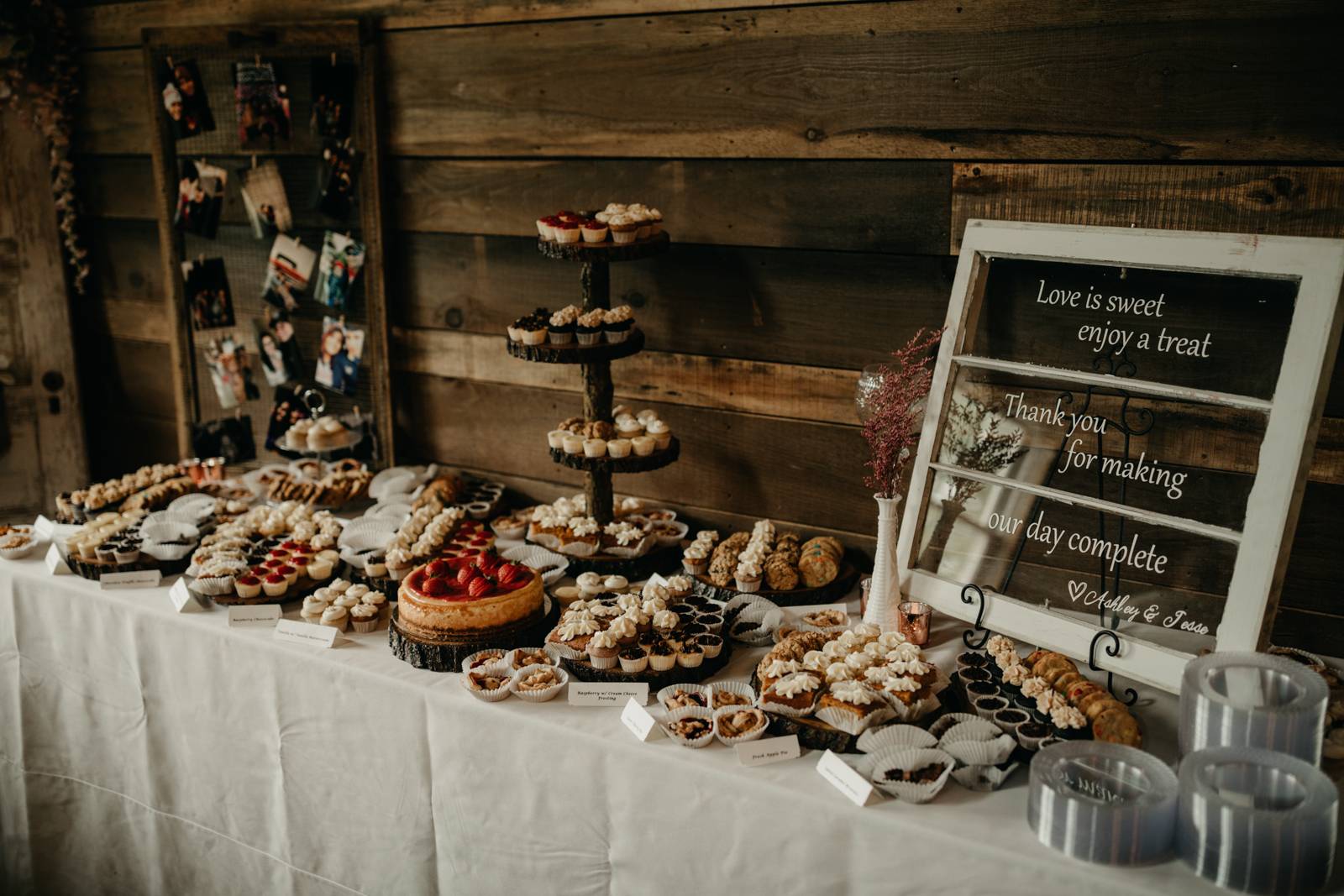 wedding sweets, sweets display