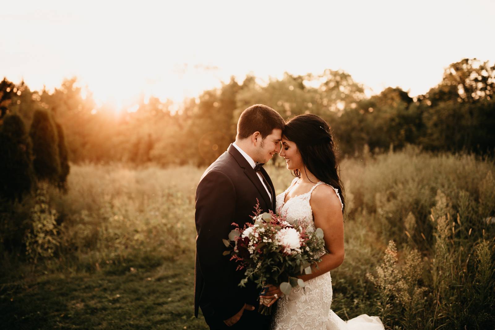 bride, groom